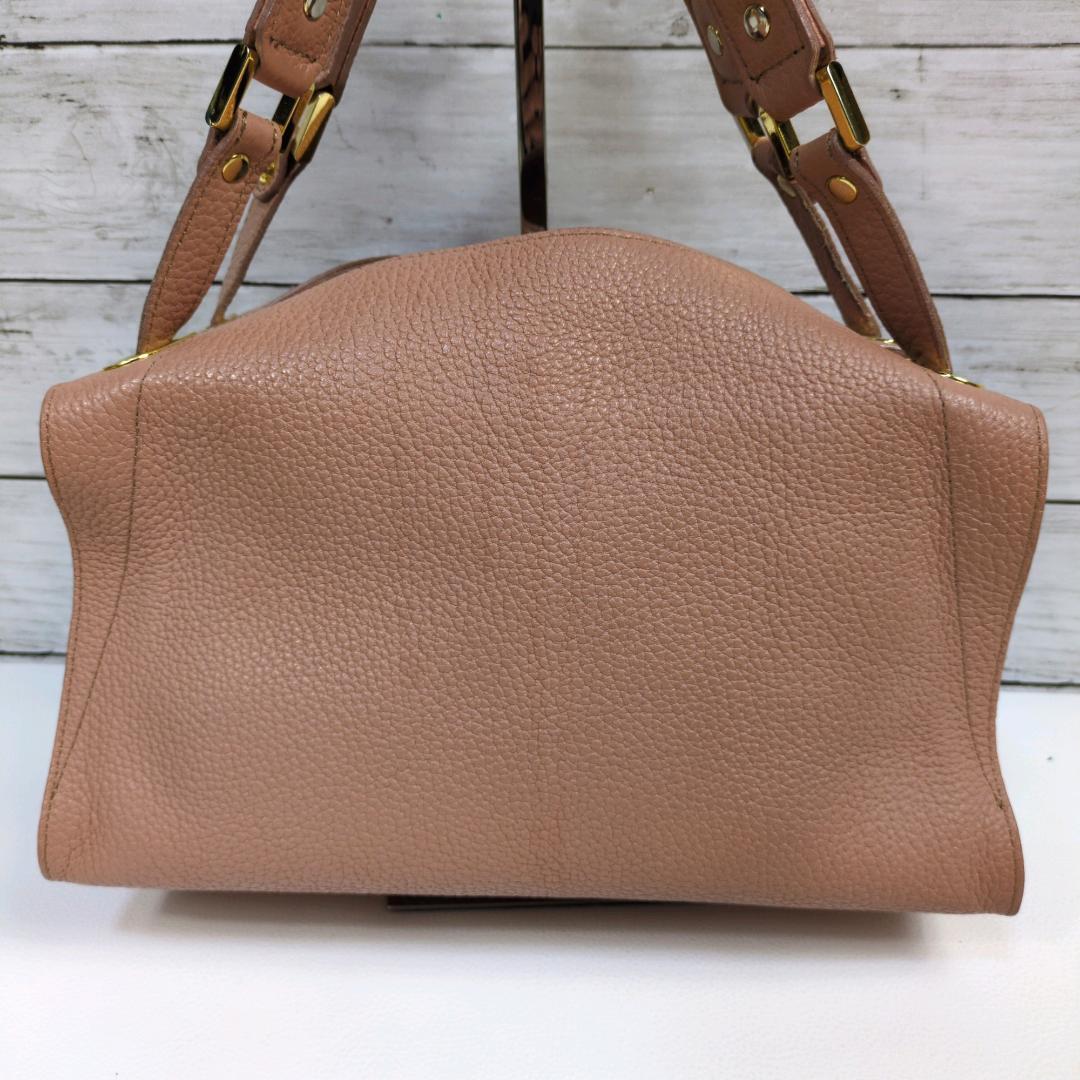 IANNE イアンヌ オリビア ショルダーバッグ ハンドバッグ 2way シボ