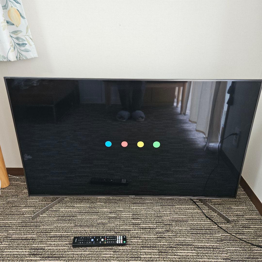 値下中(ジャンク品)SONY 液晶テレビ 本体 KJ-49X9500Gリモコン付