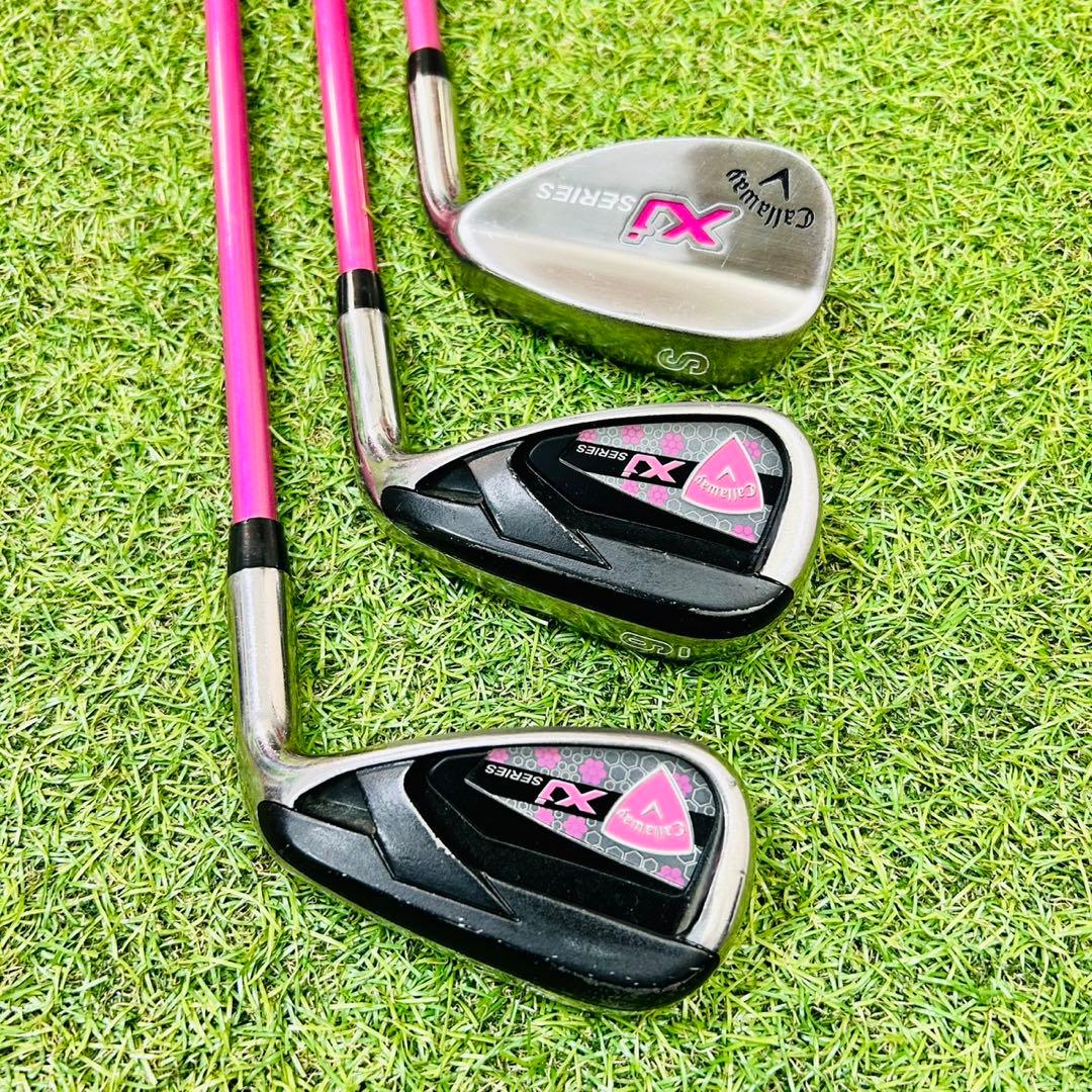 良品 キャロウェイ XJ SERIES ジュニア ゴルフ 7本 セット 初心者