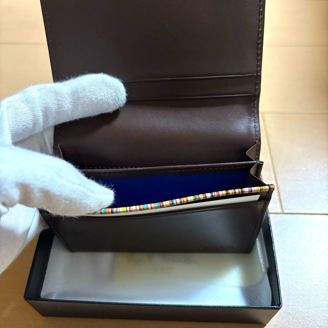 Paul Smith 名刺入れ　オールドレザー2 新品未使用品　ブラウン　完売品