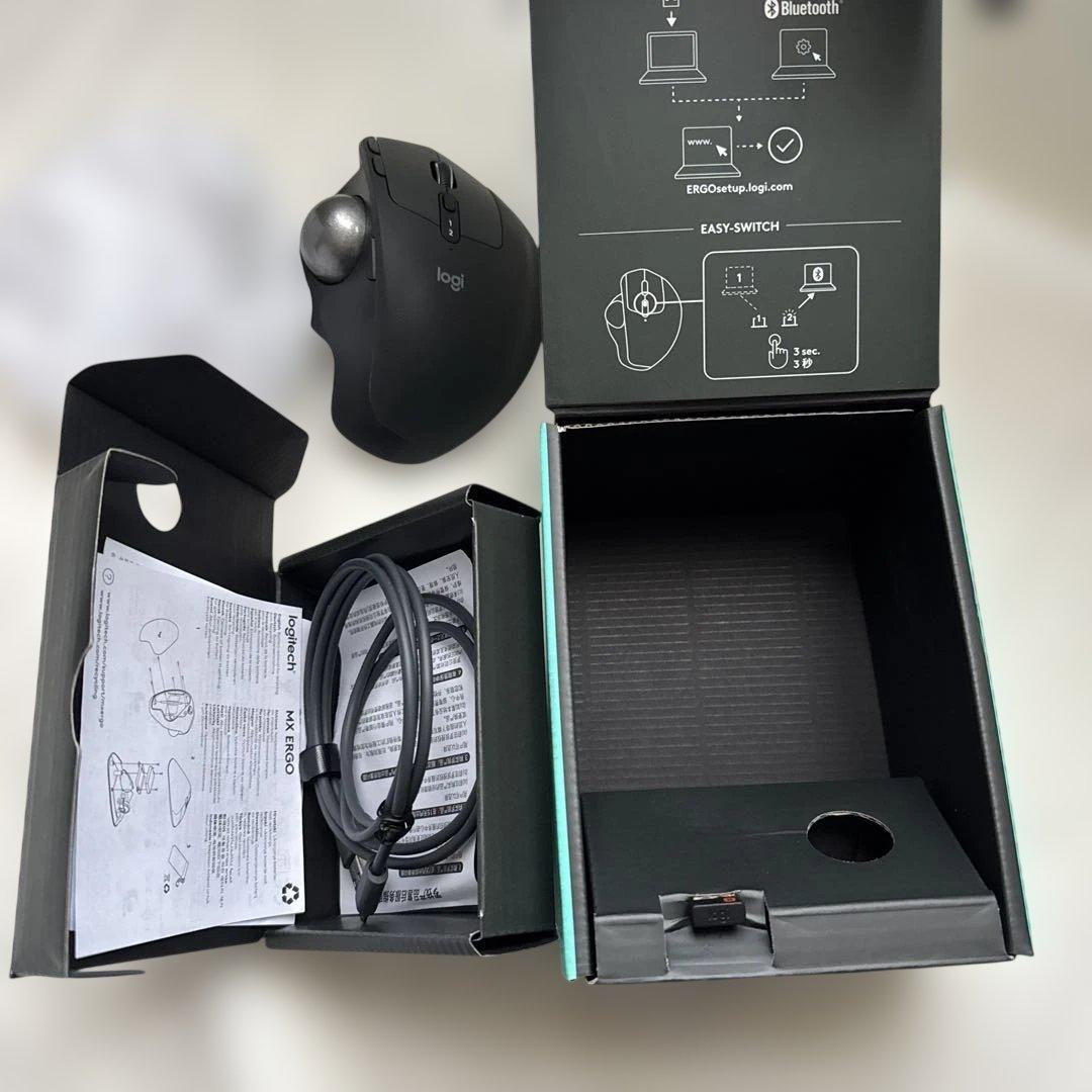 【美品】MX ERGO ロジテック　logitech トラックボール