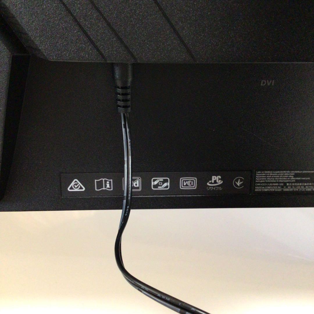 ASUS ゲーミングモニター　VG258QR-J モニター 本体 スタンド付き