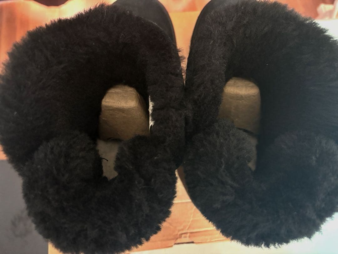 【美品】UGG ムートンブーツ ラインストーン ブラック