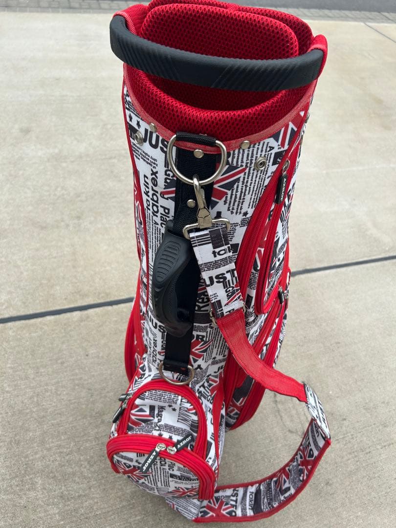 AZROF ユニオンジャック スタンドバッグ＋PRGRパター付きパター使用感あり