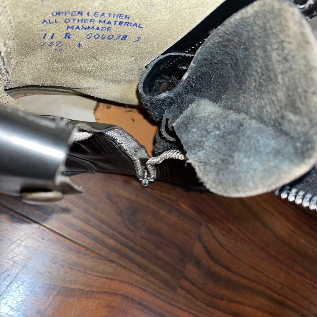 ビンテージ　キャロライナ　コンバットブーツ　サイドジップ