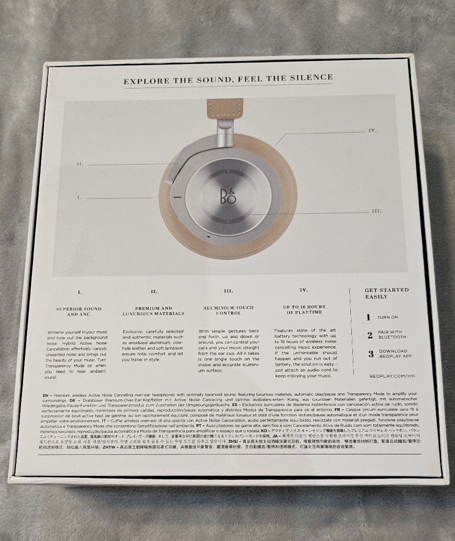 【美品】B&O PLAY H9i ワイヤレスヘッドフォン