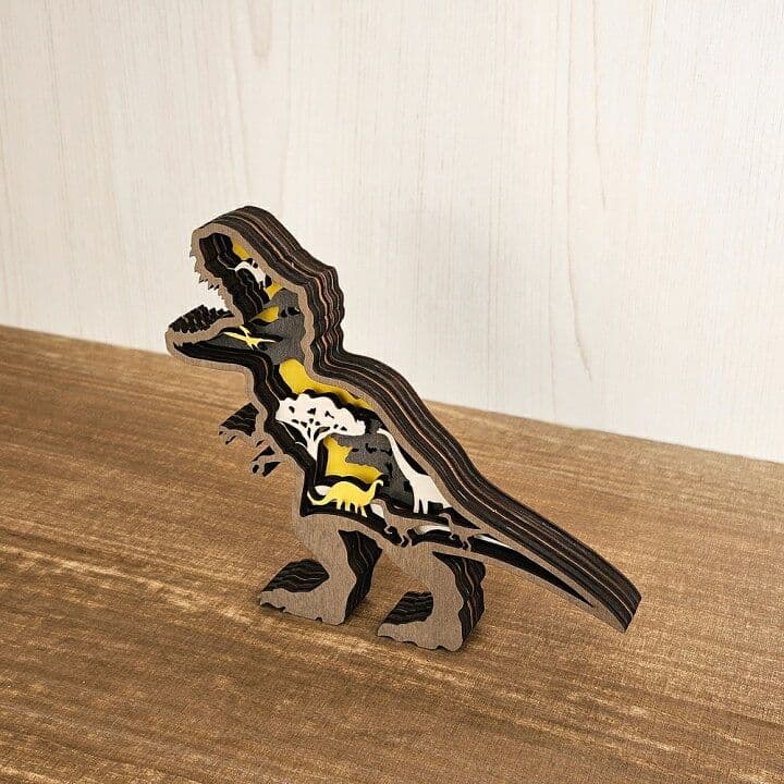 木製置物】ティラノサウルス恐竜★ジュラシックワールド グッズ置物 雑貨オブジェ