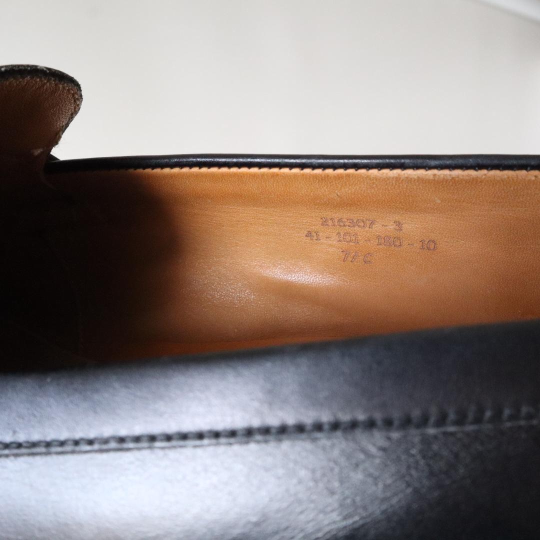 美品J.M. WESTON 180シグニチャーローファー 7C ブラック 黒