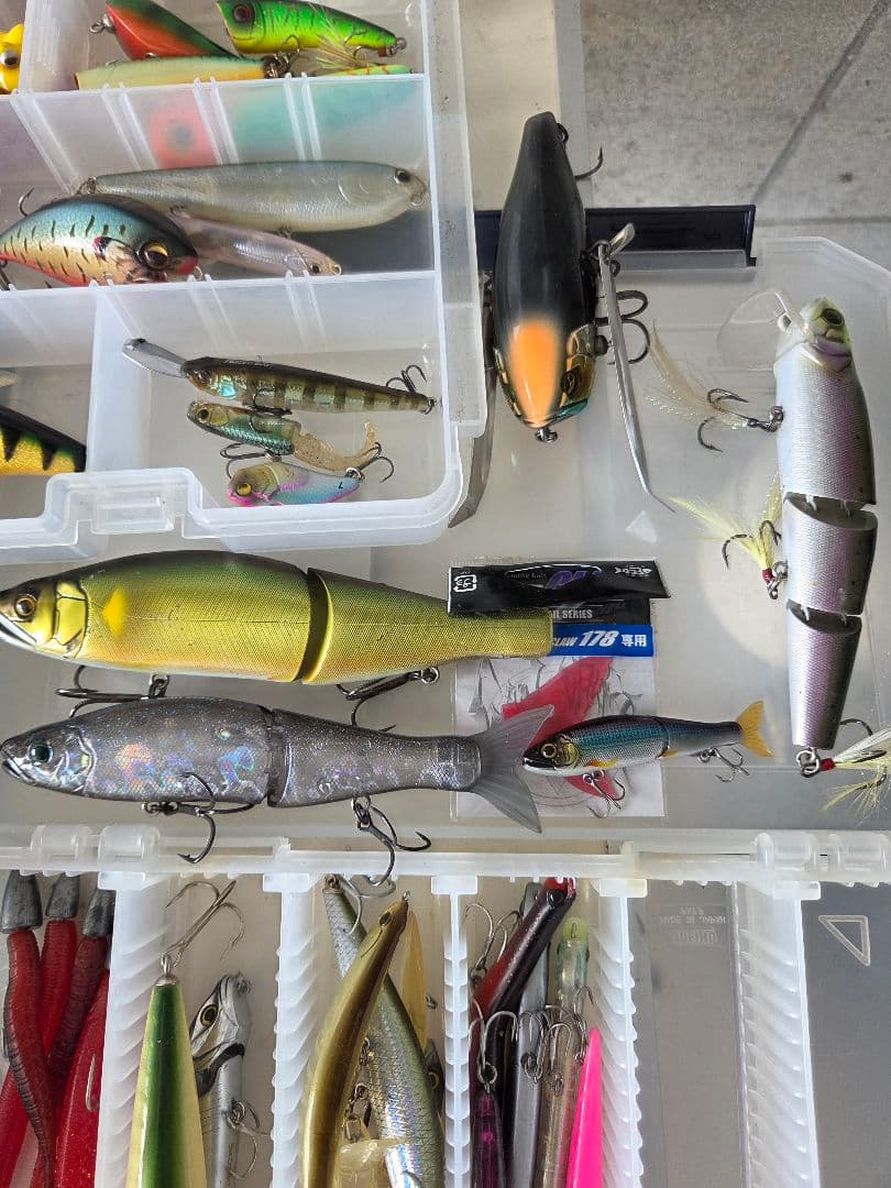 ブラックバス引退ルアーセット シーバスルアー