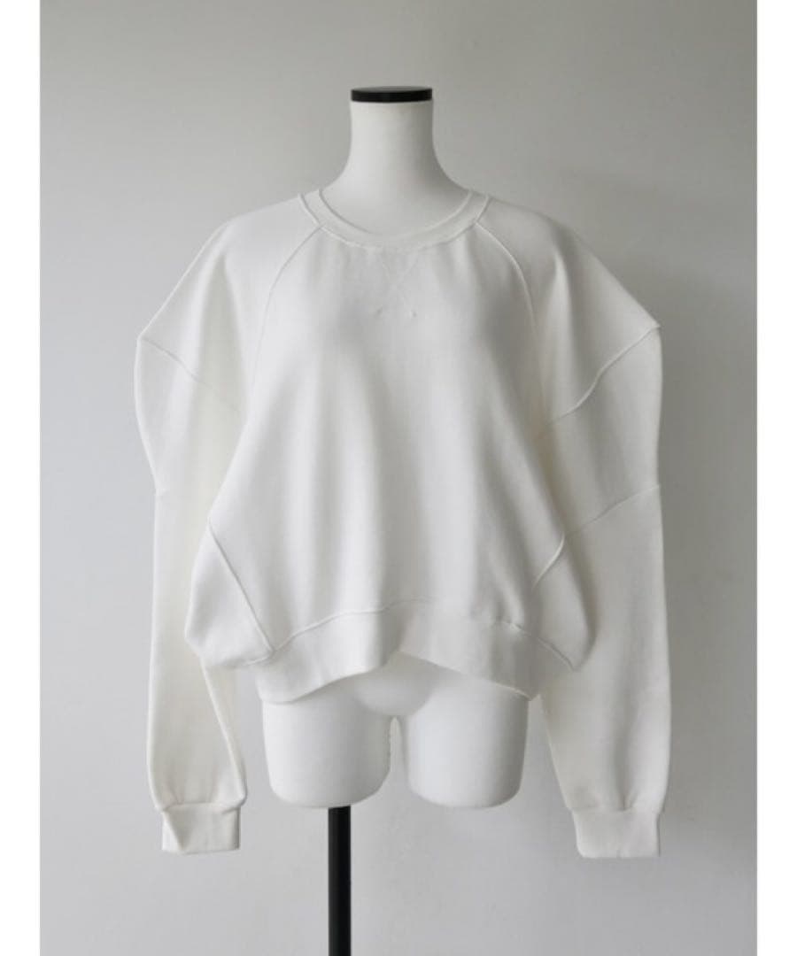 AMOMMA PUFF SLEEVE SWEAT裏起毛 グレー