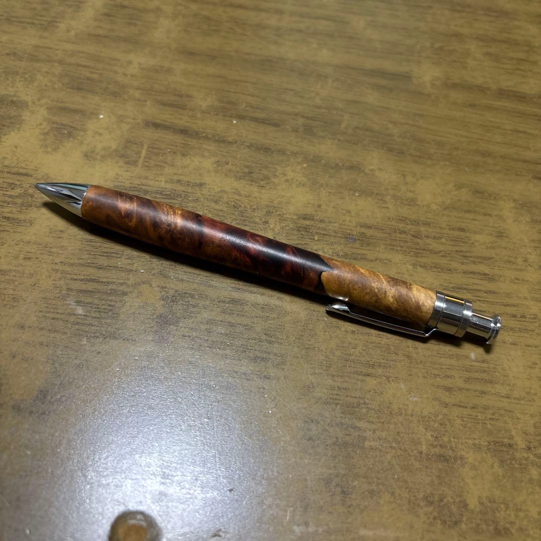 工房楔　花梨紅白　シャープペンシル　0.5mm