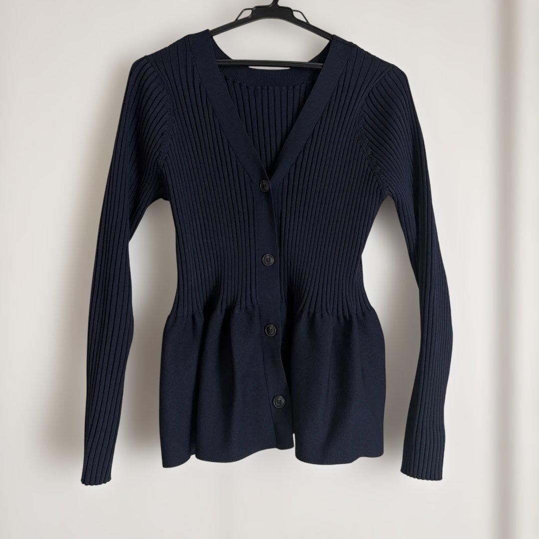 ガリャルダガランテ　ペプラム2wayカーデ ネイビー