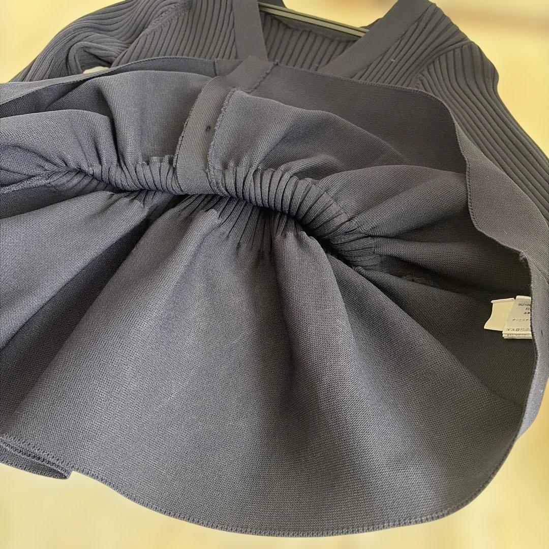 ガリャルダガランテ　ペプラム2wayカーデ ネイビー