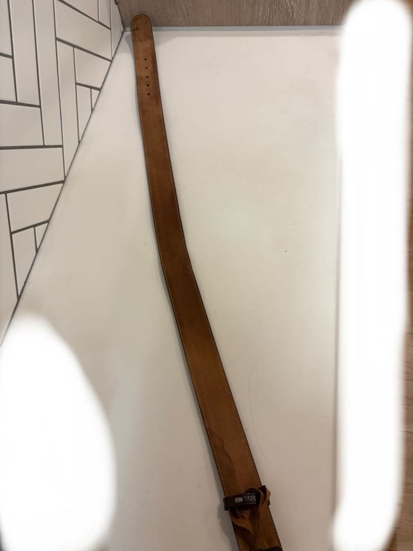 GUCCI GGパターン レザーベルト