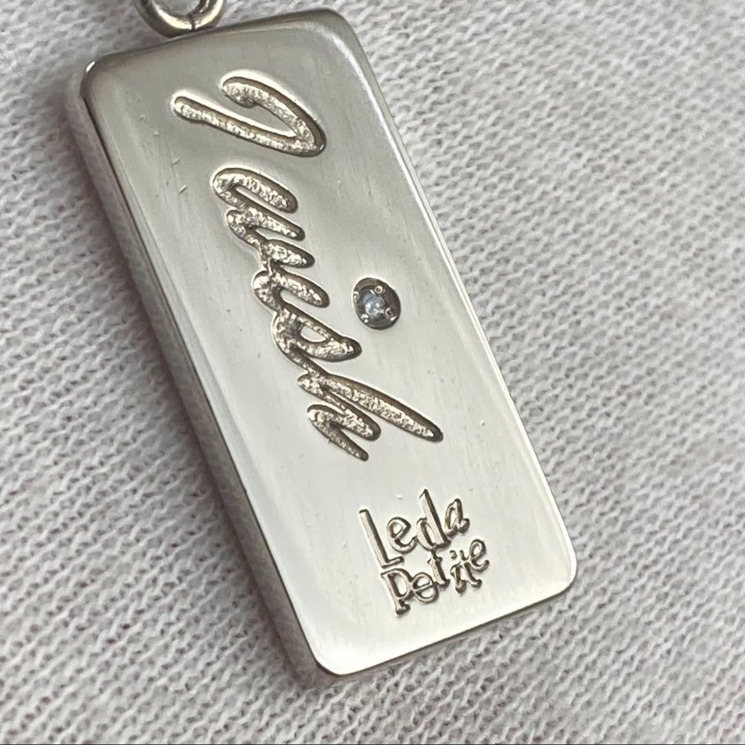 プチシルマのジュエリーコレクションペティートI wishプレートネックレス　レダ