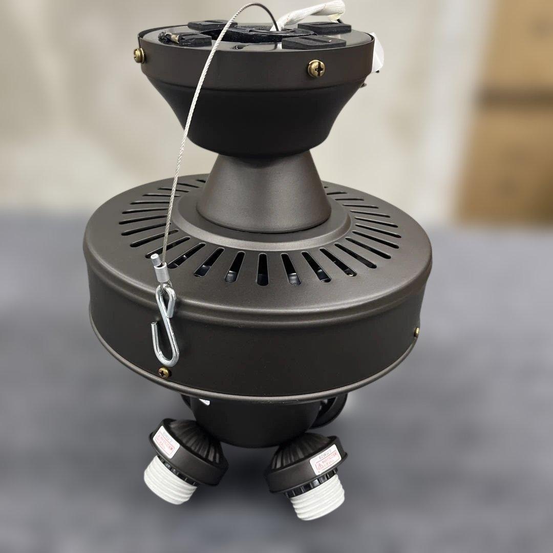 ジャバロエルフ　ヴィンテージ風シーリングファン　JE-CF027 リモコン付き