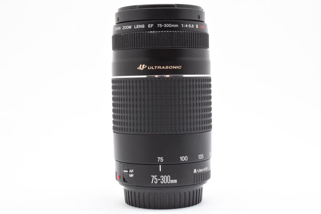 一眼レフカメラ　CANON EF 75-300mm F4-5.6 III USM