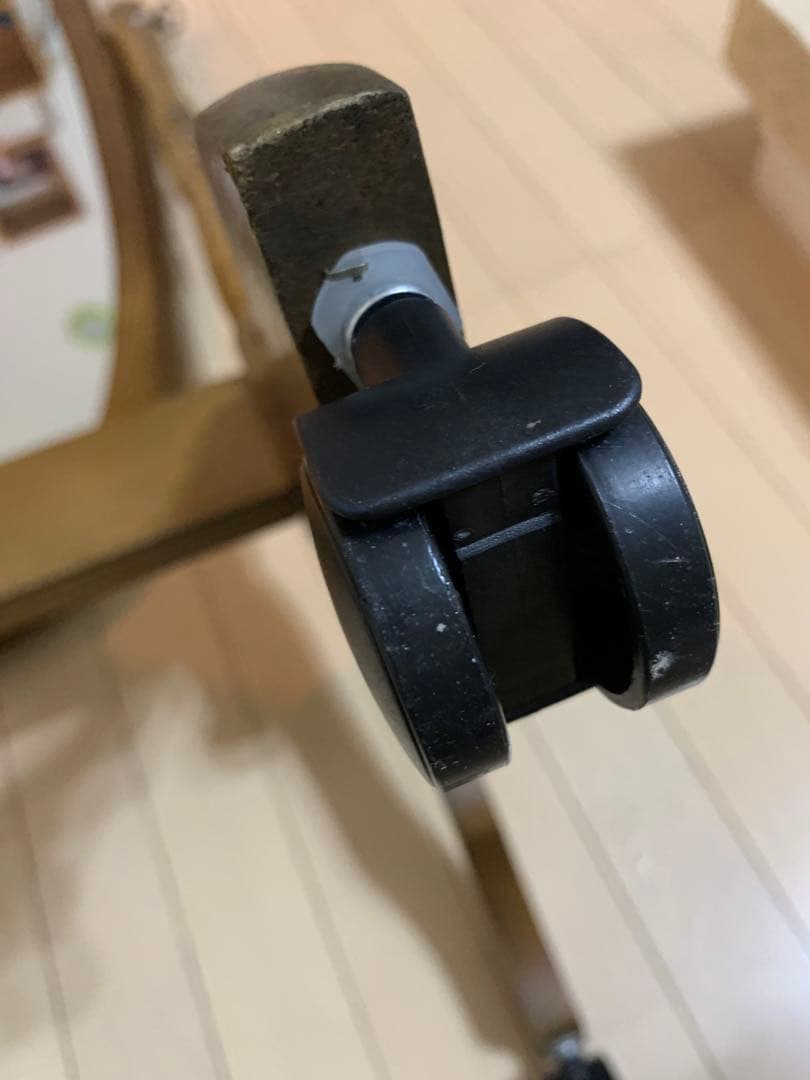 スタンドミラー　オーバル型　レトロ　ヴィンテージ　全身鏡　木製　姿見