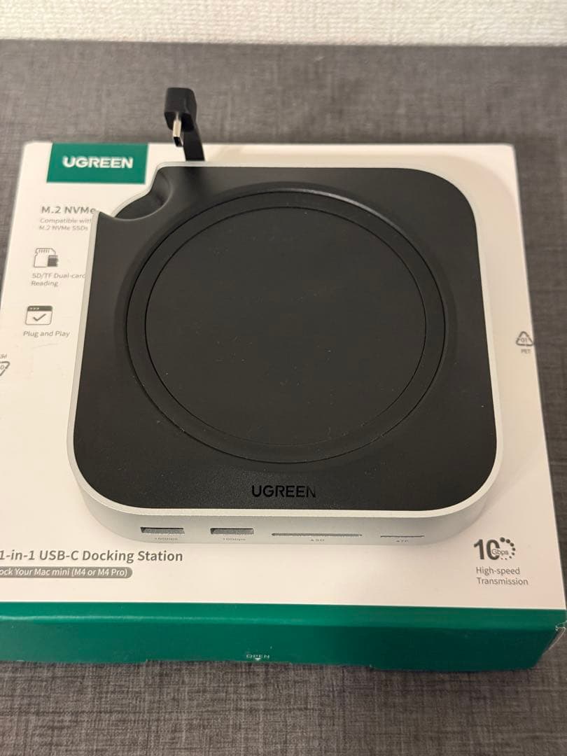 Apple Mac mini（M4） + UGREEN ドッキングステーション