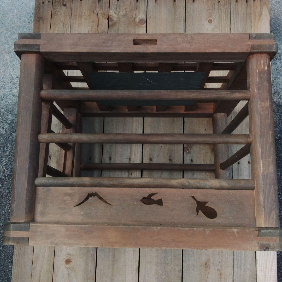 古炬燵　暖房器具　木製