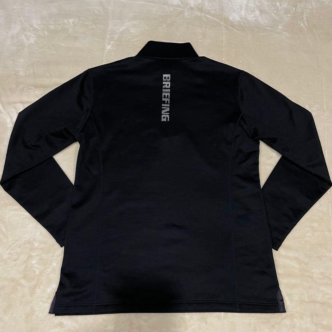 【早い者勝ち】BRIEFING ハーフジップ ブリーフィング ブラック 長袖 黒