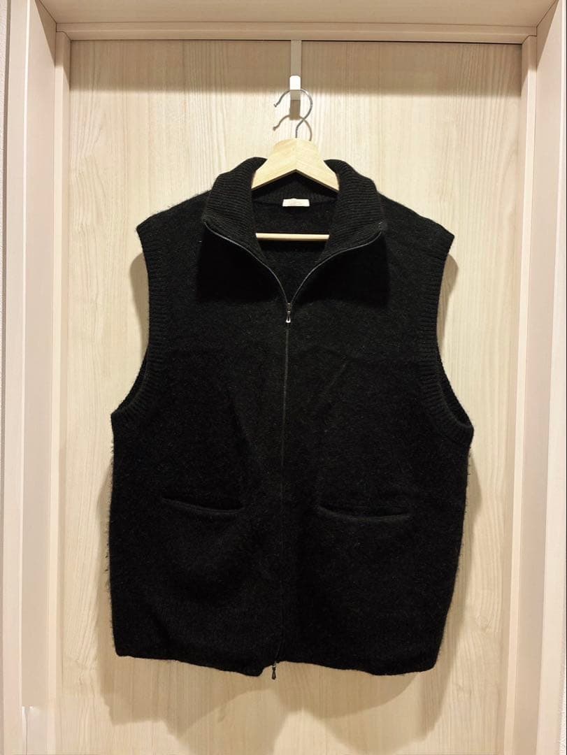 トップス LIDNM CASHMERE HARD MILLED ZIP VEST