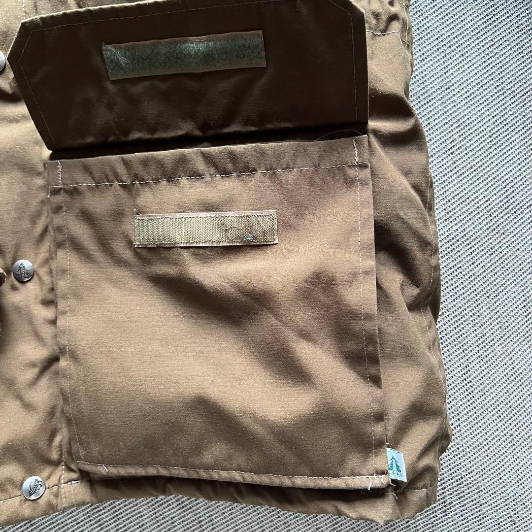 希少80's WOODS ARCTIC DOWN JACKET リアルファー　M