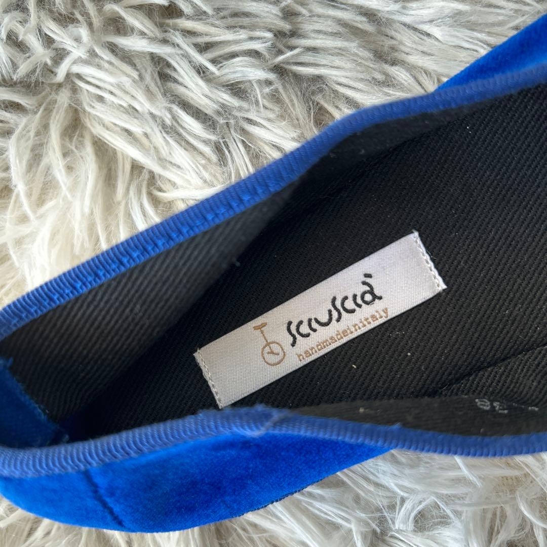 【未使用品】Sciuscià / シューシャ TRAGARA ブルー 38サイズ