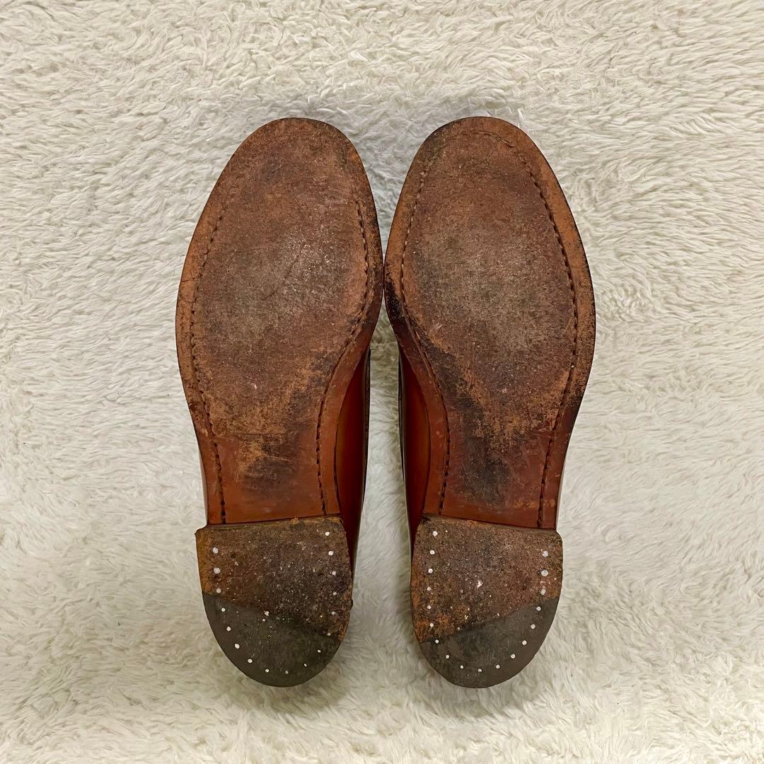 美品 POLO RALPH LAUREN キルトタッセルローファー ブラウン