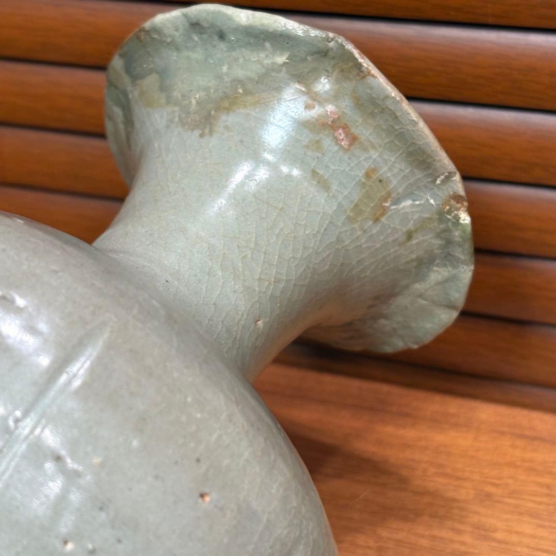 宋時代　中国青磁　中国から持って帰った希少な壺