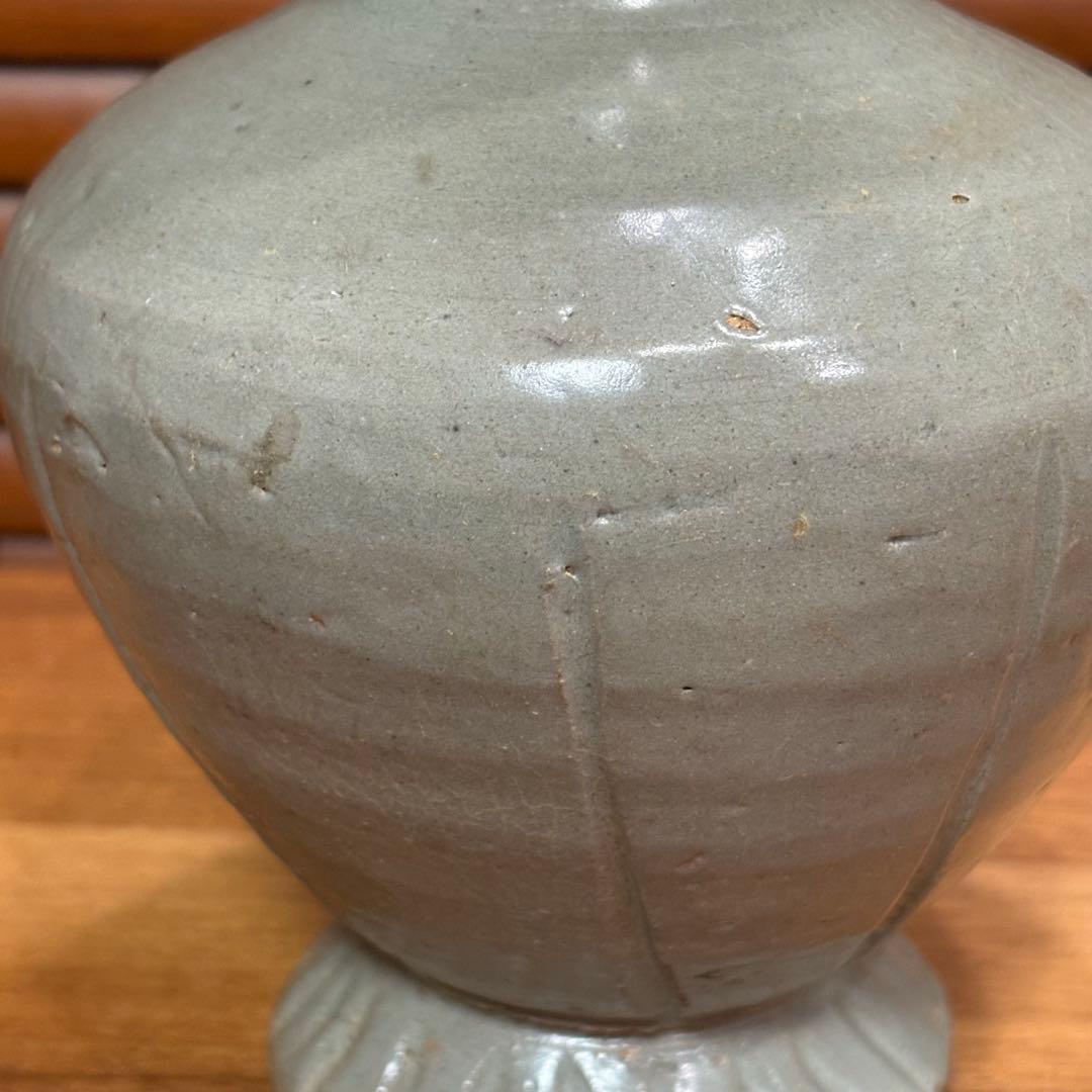 宋時代　中国青磁　中国から持って帰った希少な壺