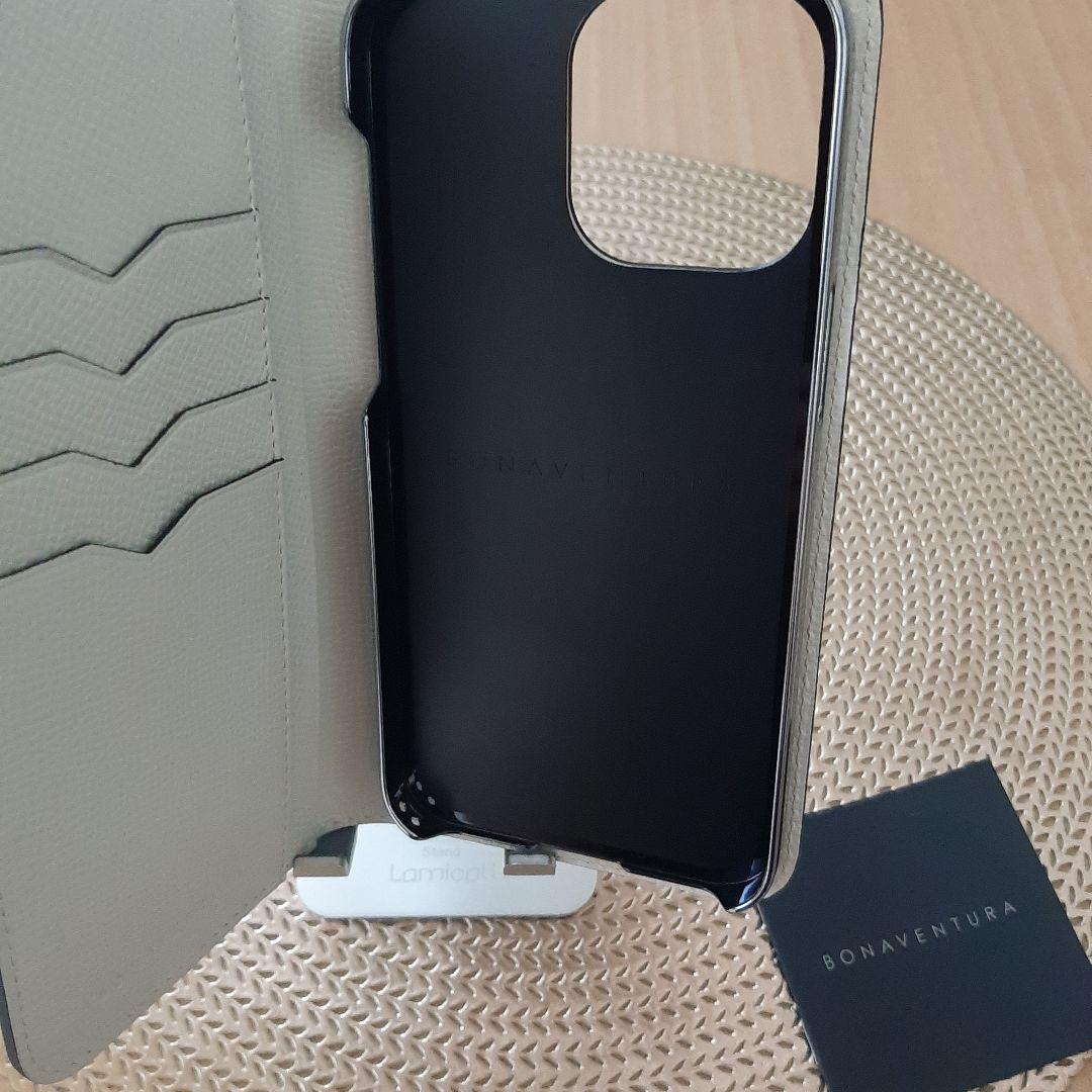 【ボナベンチュラ】ダイアリーケースiPhone 14 Pro Max, ホワイト