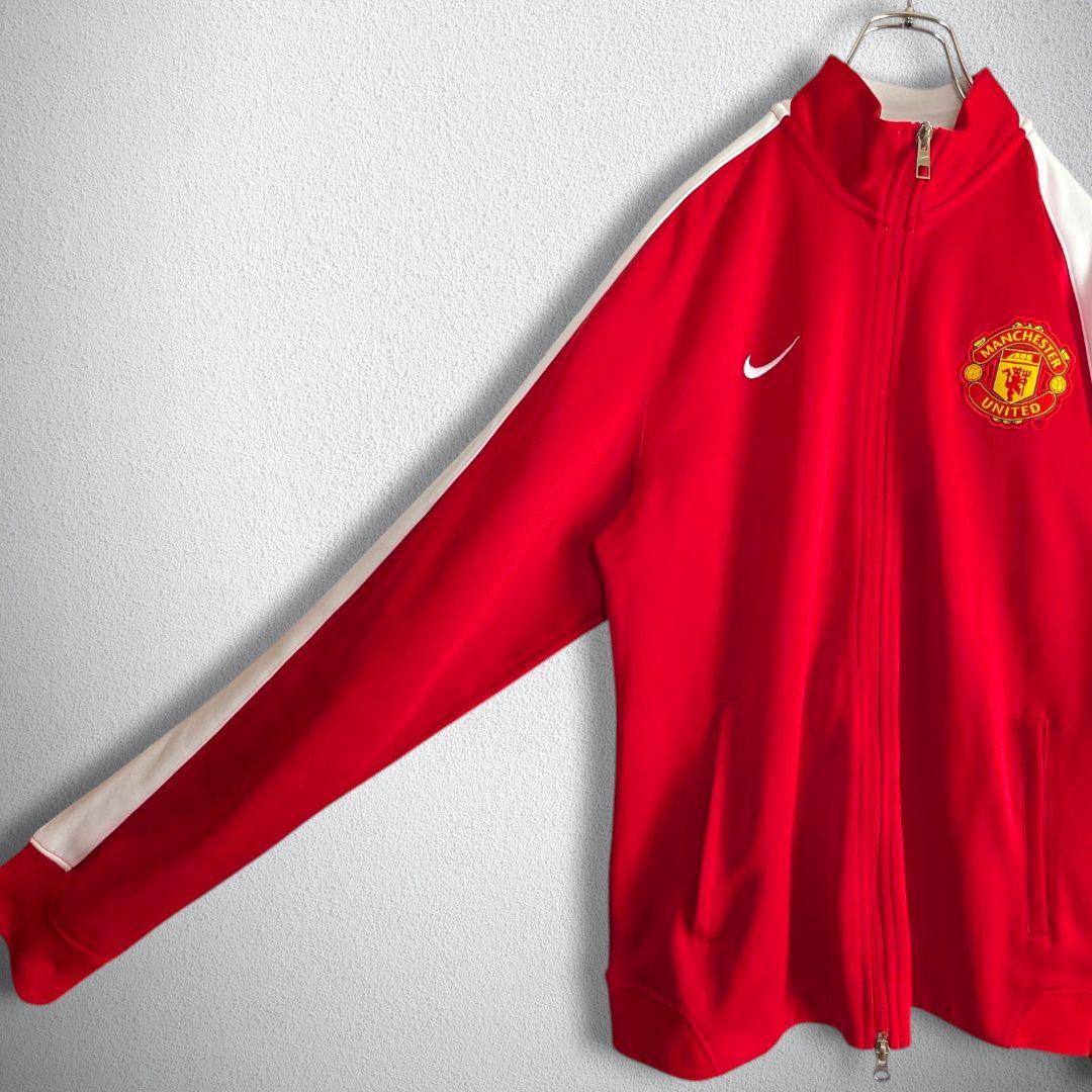 古着　Nike　トラックジャケット　マンチェスター・ユナイテッド　メンズ　2XL
