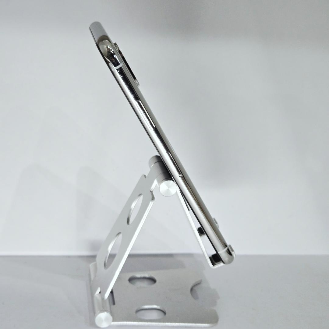 02 iPhoneX シルバー SIMフリー 美品