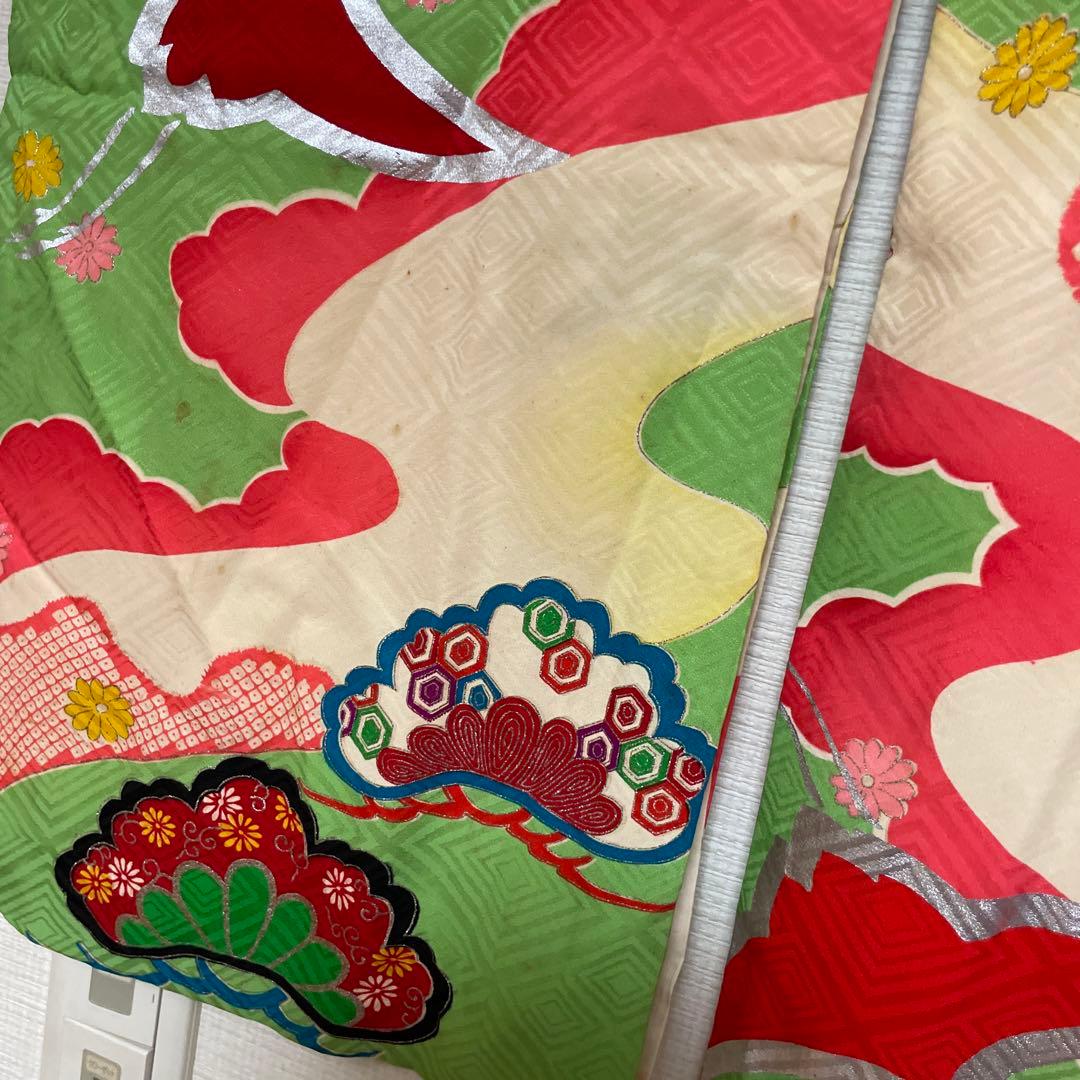 七五三着物　アンティーク　女の子　子供着物　大正ロマン