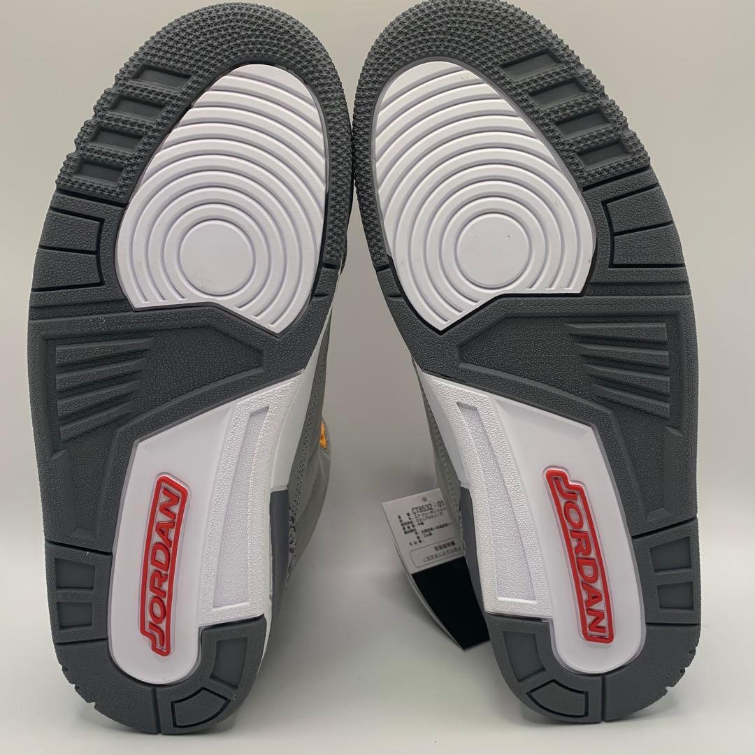 値下げAir Jordan 3 Retro グレー 27.5cm 新品未使用