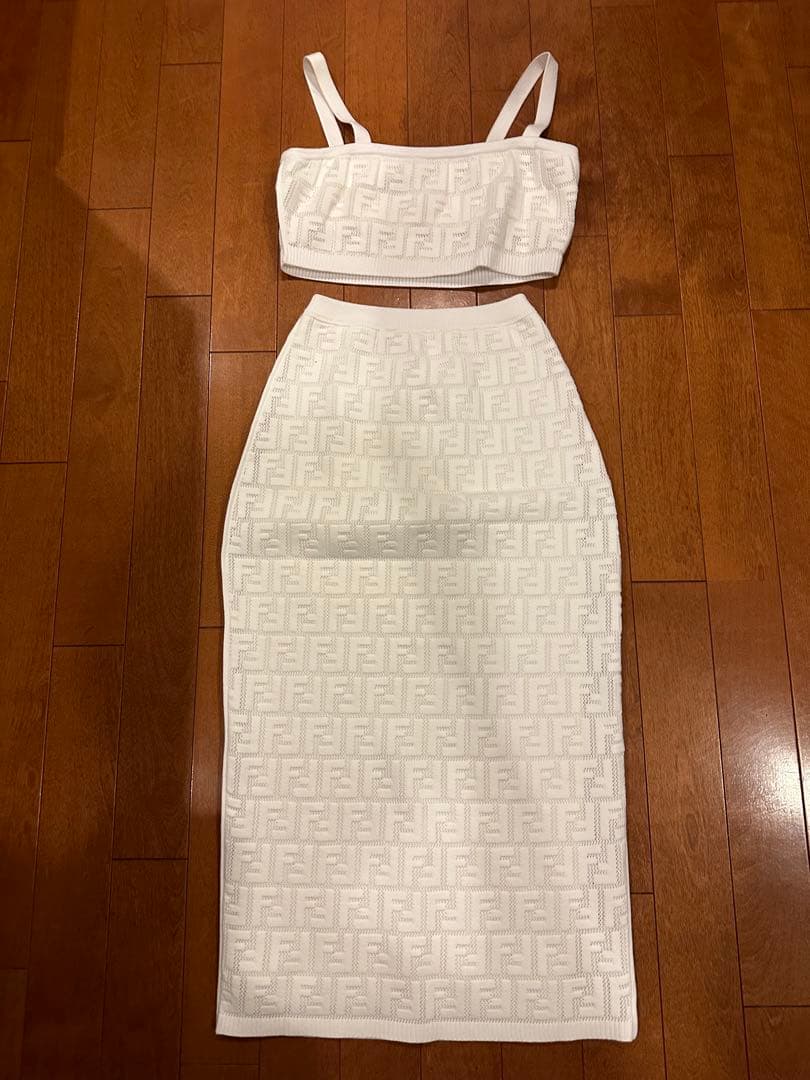 FF クロップトップ＆スカート FENDI フェンディ