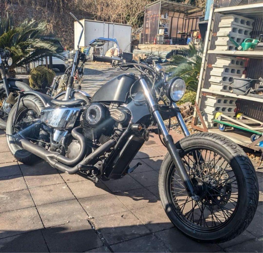 ホンダ・スティード用・2in1マフラー中古品