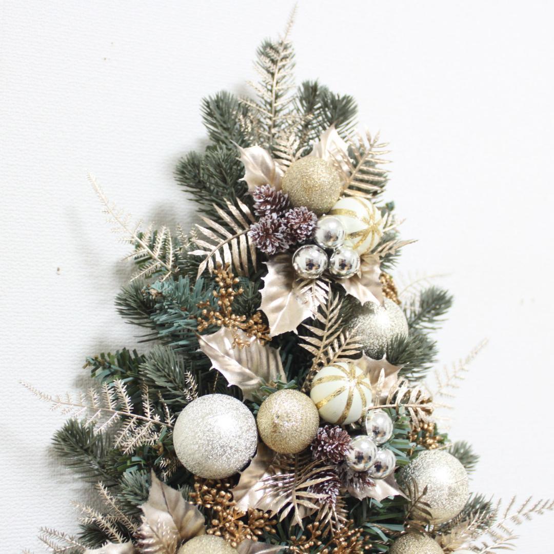 壁に掛けるクリスマスツリー リースタイプのクリスマスツリー　Z1051