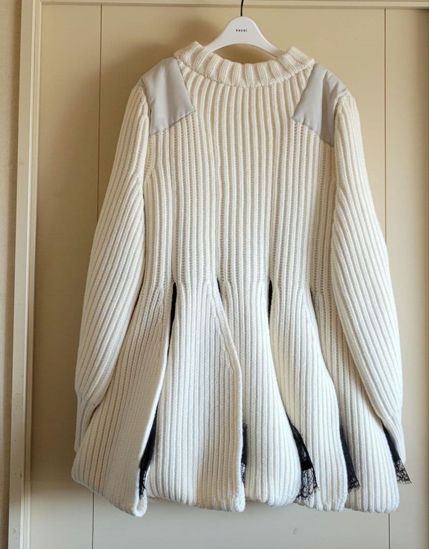 sacai 美品 224,000円 カットアウトドレス ワンピース サイズ1