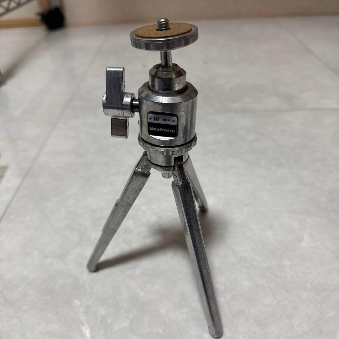 希少/Manfrotto マンフロット/80周年限定/三脚/雲台/ミニ三脚
