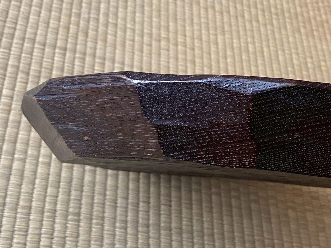 村瀬治兵衛 作【沢栗はつり盆】38cm 大きなサイズ 丸盆 盆手前 茶道具