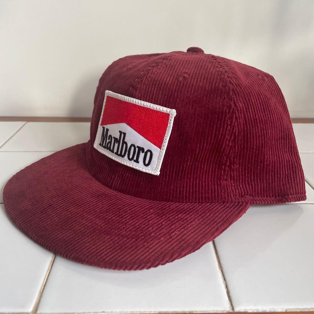 Marlboro マルボロワッペン　トラッカーキャップ コーデュロイ　２個セット