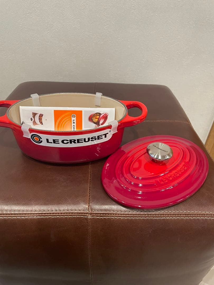 LE CREUSET 赤 両手鍋 17cm