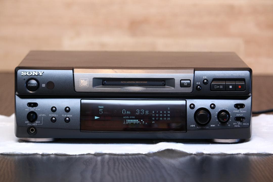 SONY MDS-S38 MDデッキ　MDプレイヤー/レコーダー　日本製　完動品