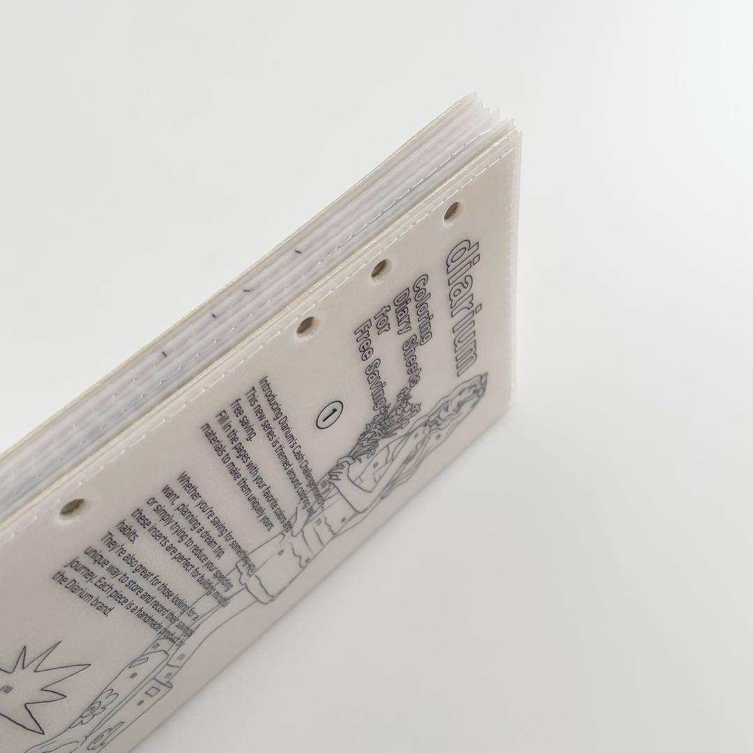 早い者勝ち　韓国　貯金　バインダー　A6 pvc diarium リフィル　2