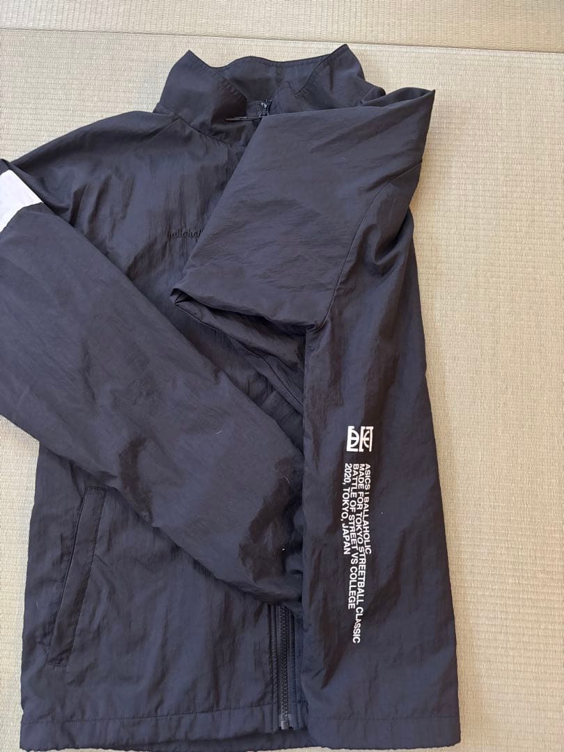 ballaholic×asics 2021 ナイロンジャケット　黒　Lサイズ