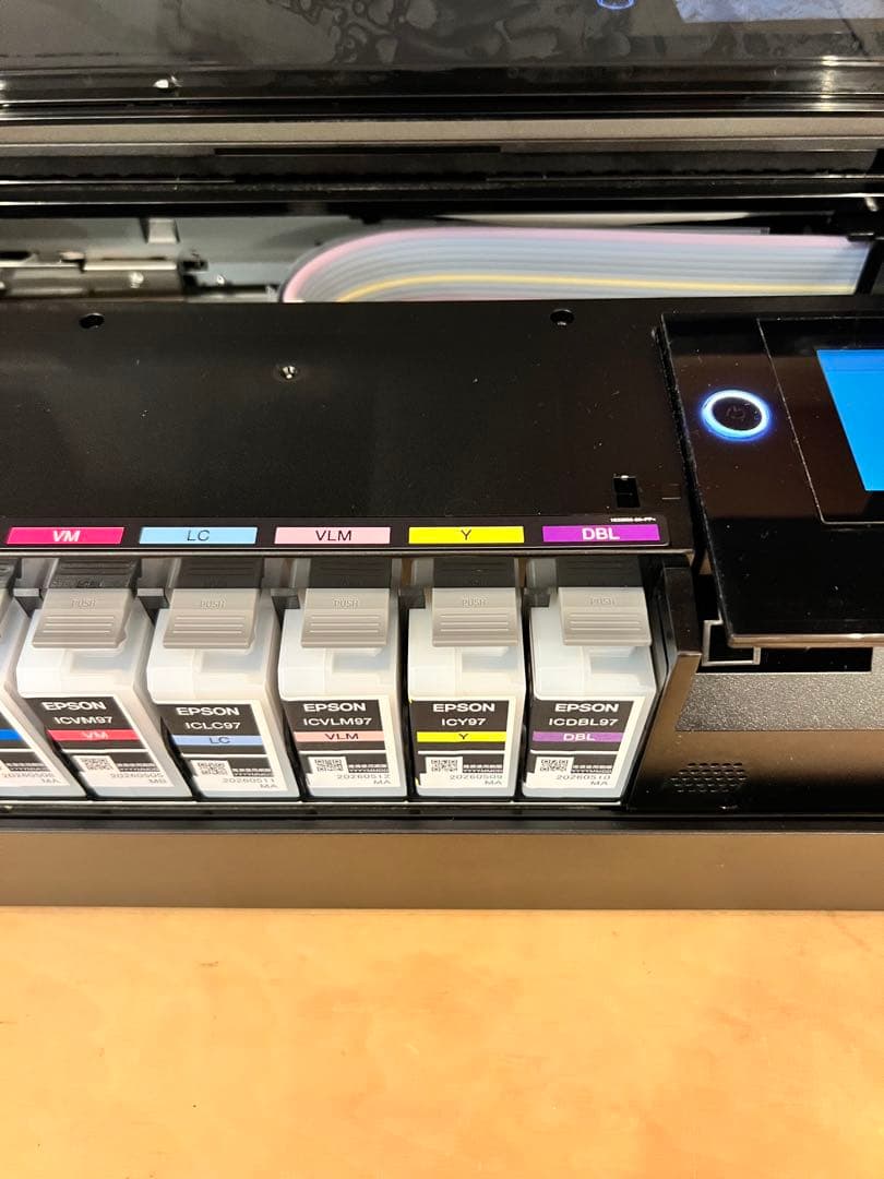 EPSON インクジェットプリンター SC-PX1V ブラック　インク全色付き