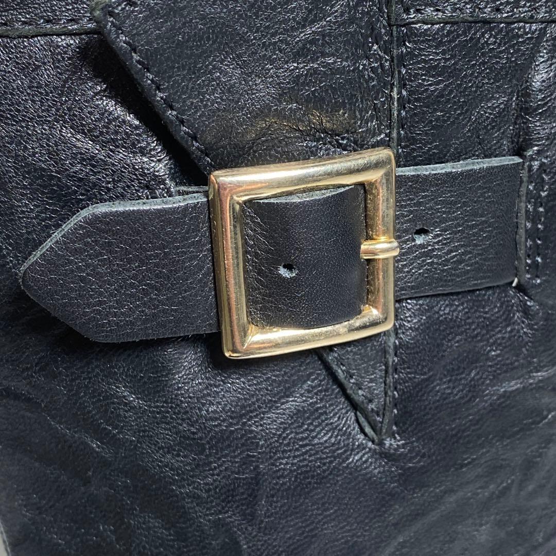 極美品♡ジミーチュウ レザーバイカーブーツ GALEN　ピンヒール シワ革加工