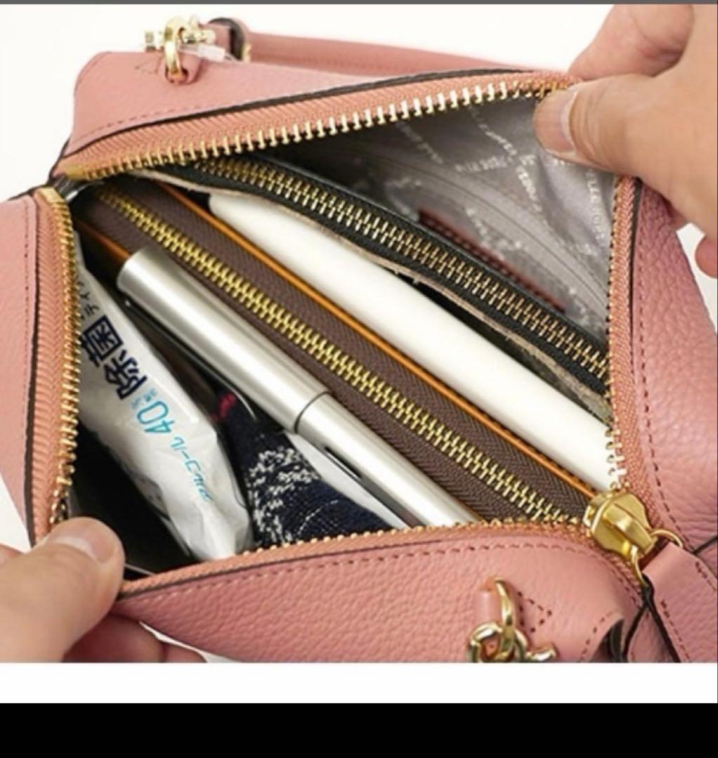 【新品】PELLE BORSA ペレボルサ レネット ショルダーバッグ ピンク